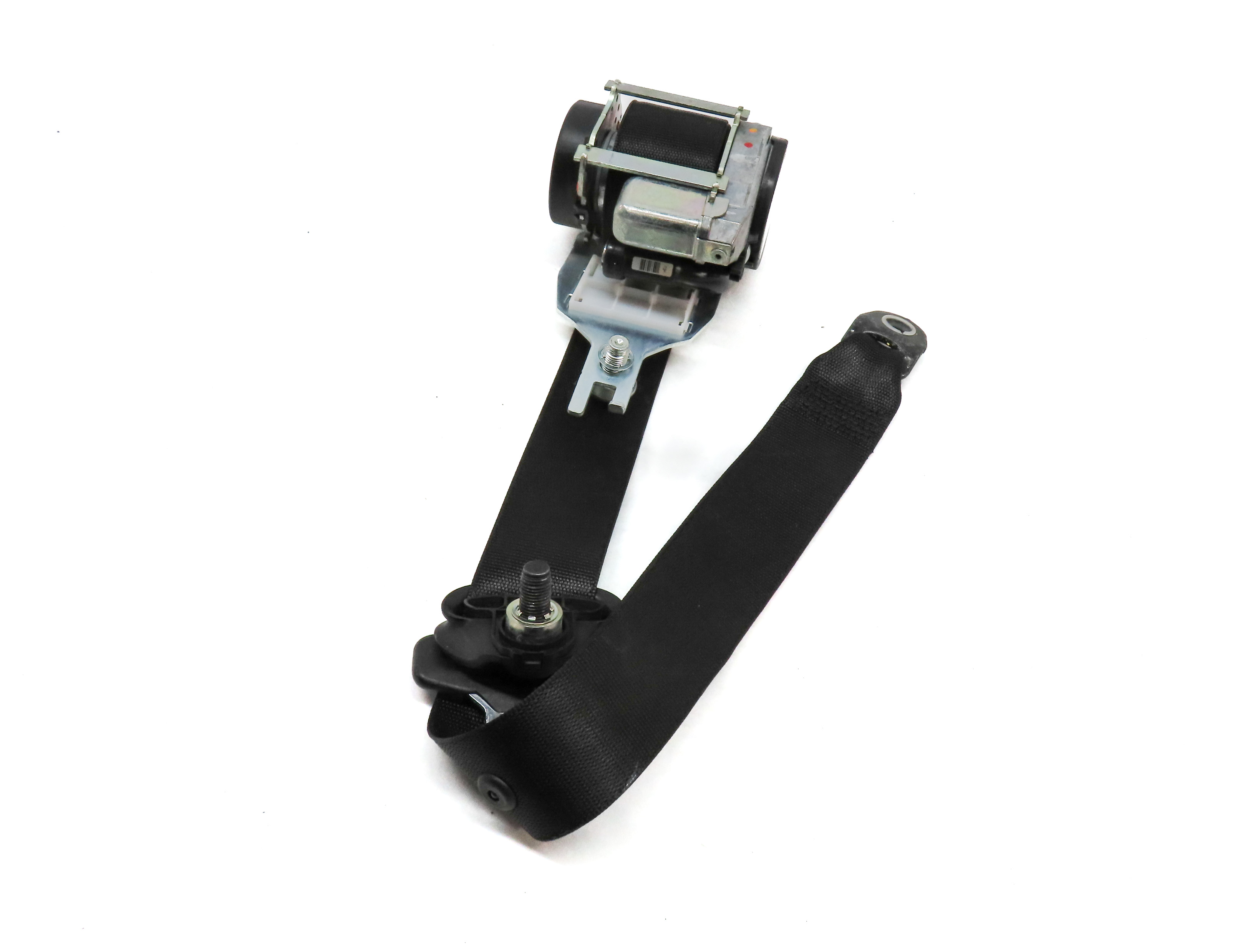2013 MERCEDES GL450 (X166) REAR 2ND ROW LEFT SEAT SEATBELT RETRACTOR (BLACK) — exact item pictured